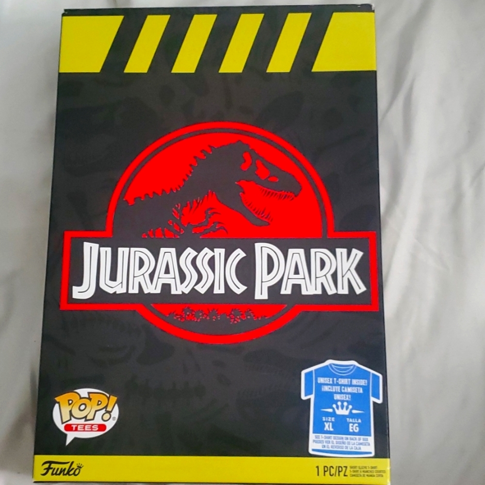 Jurassic Park Classic Crew Neck Pop Tee Shirt